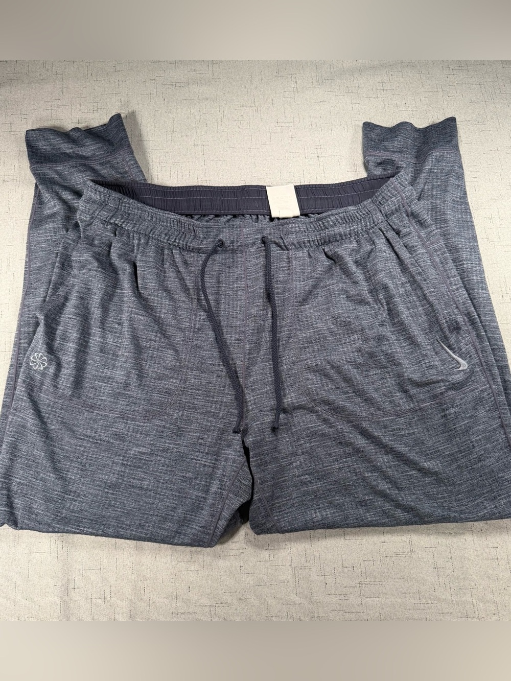 Nike Yoga Dri-FIT Men's Joggers - Heather Navy